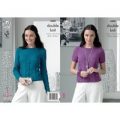 Sweater and Top in King Cole Glitz DK (4400)