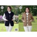 Jacket and Gilet in King Cole Chunky Tweed (4423)