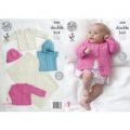 Blanket, Jackets, Gilet and Hat in King Cole Cottonsoft DK (4430)