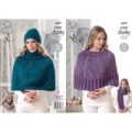 Capes, Hat, Scarf and Snood in King Cole Super Chunky Twist (4699)