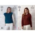 Sweater and Top in King Cole Big Value Chunky (4705)