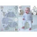 Jacket, Bonnet, Mittens, Bootees and Blanket in King Cole Comfort Baby DK (4896)