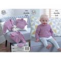 Cardigans, Sweater and Hat in King Cole Comfort Baby DK (4966)