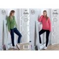 Sweater and Cardigan in King Cole Big Value Chunky (4987)