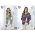 Cardigan and Waistcoat in King Cole Drifter Chunky (5051)