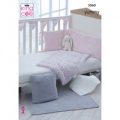 Cot Bumper, Cot Cover, Blanket, Cushion and Bunting in King Cole Yummy (5060)