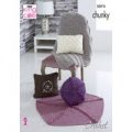 Cushions and Throws in King Cole Big Value Chunky (5074)