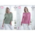 Sweater and Top in King Cole Bamboo Cotton DK (5091)