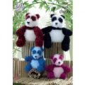 Panda Toys in King Cole Tinsel Chunky (9059)